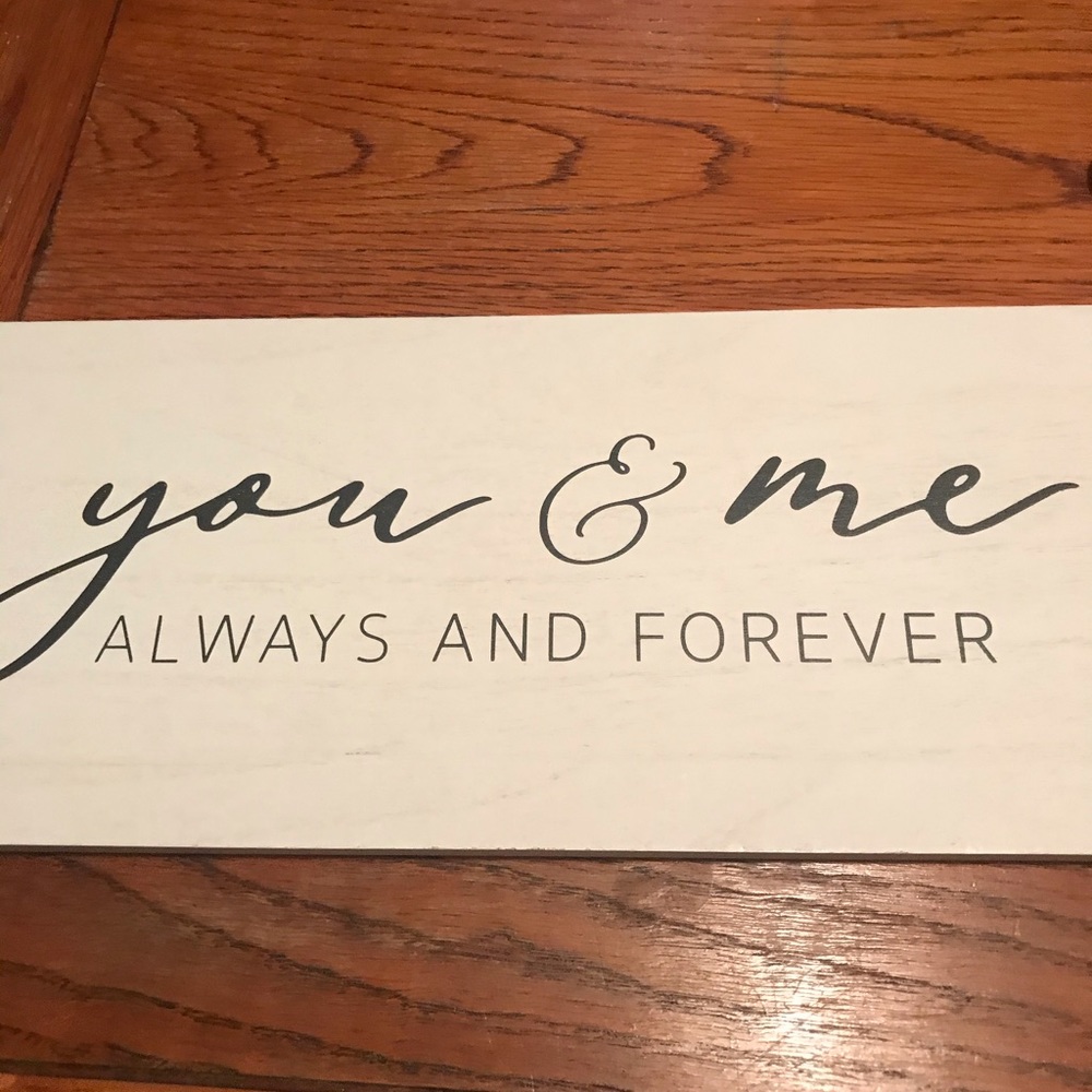 You & me